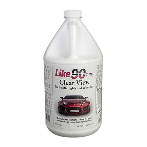 Like90 Clear View Peelable Booth Coating 10034 1 gal White - 400 sq-ft/gal