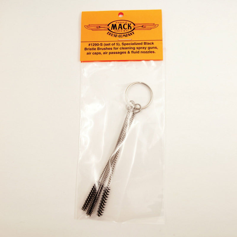 MACK 1290-S 5-Piece Spray Gun and Air Brush Cleaning Brush Set