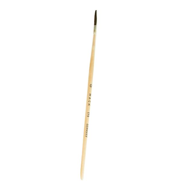 Mack Brushes MACK 179-2 179 Series Kazan Squirrel Hair Lettering Pencil Quill, #2 Brush, 7/8 in L, W