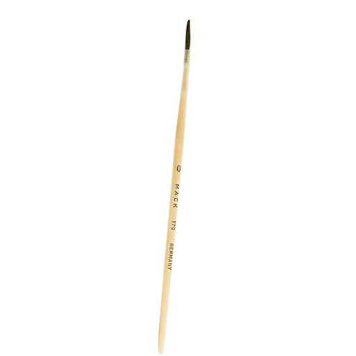 Mack Brushes MACK 179-6 179 Series Kazan Squirrel Hair Lettering Pencil Quill, #6 Brush, 1-1/8 in L,