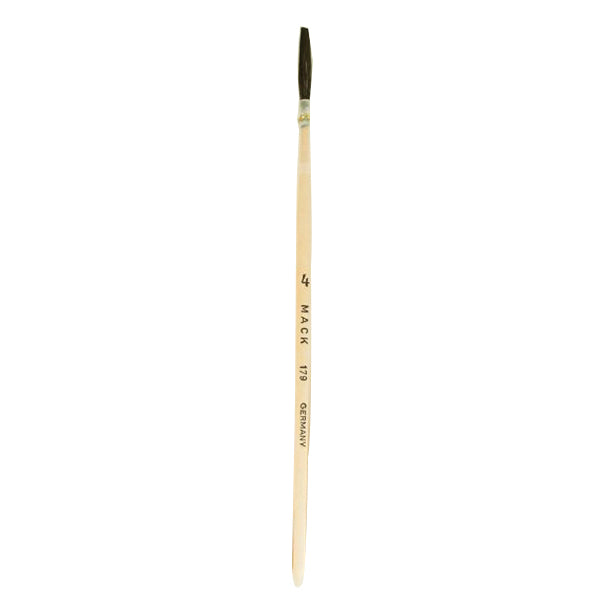 Mack Brushes MACK 179-4 179 Series Kazan Squirrel Hair Lettering Pencil Quill, #4 Brush, 1 in L, Woo — view 3