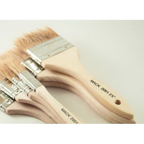 Mack Brushes MACK Whitey II 2001-30 2001 Series All Purpose Throw-Away Chip Brush, 3 in, Wood Handle