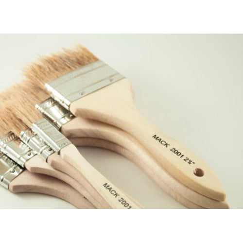 Andrew Mack Whitey II 2001-15 Chip Brush, 1½ in, Wood Handle, Natural White