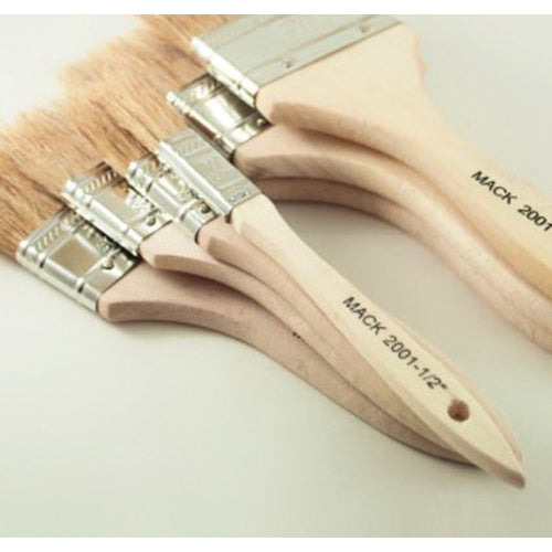 Mack Brushes MACK Whitey II 2001-25 2001 Series All Purpose Throw-Away Chip Brush, 2-1/2 in, Wood Ha