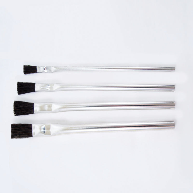 Mack Brushes MACK 7-1 7 Series Acid Brush, #1, 6 in OAL, 3/8 in W, 100% Stiff Horsehair, Tin Handle — view 2