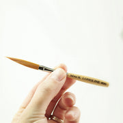 Mack Brushes MACK 75-00 75 Series Synthetic Striper Brush, #00 Brush, Wood Handle