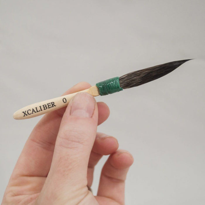 Mack Brushes MACK Xcaliber X-0 X Series Squirrel Hair Pinstriping Brush, #0 Brush — view 2