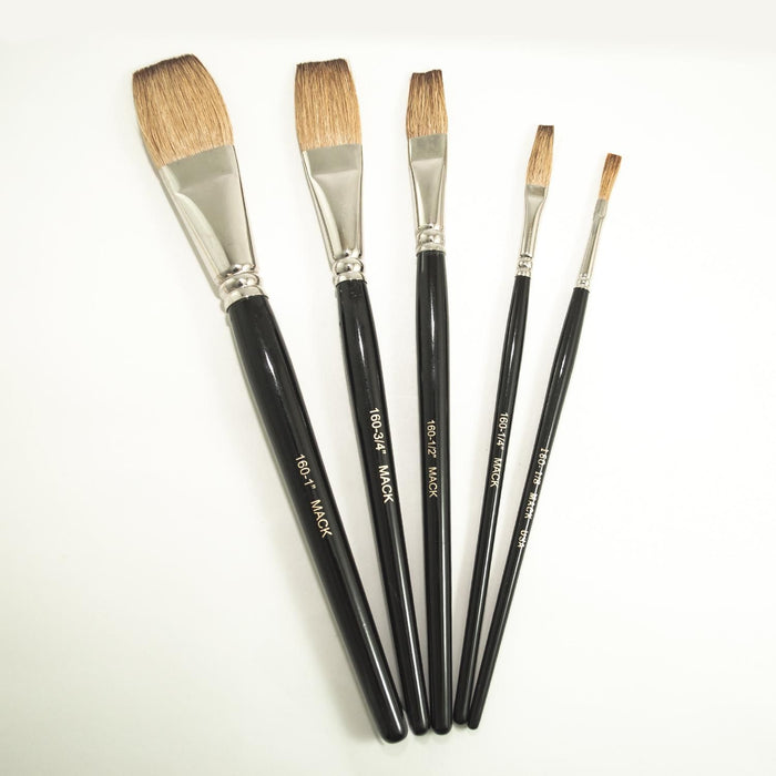 Mack Brushes 1" ONE STROKE LETTERING BRUSH SABELINE