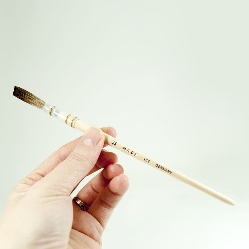 Mack Brushes Grey Pencil Quill, Plain Handle