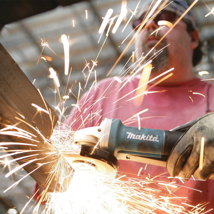 Makita Tools Makita 9557PB Paddle Switch Angle Grinder, 4-1/2 in Dia Wheel, 5/8 in - 11 Spindle, 120 — view 4