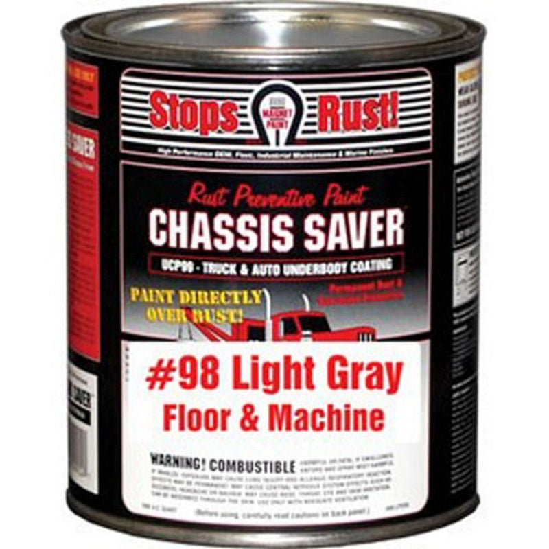 UCP98-4 High Solid Chassis Saver Paint 1 Quart Gray Non‑Porous