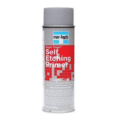 Marhyde Mar-Hyde 05111 1-Stage Self-Etching Primer, 19 oz Can, Liquid, Pale Yellow/White