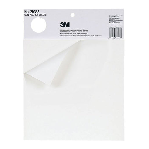 Marson by 3M Marson 20382 Disposable Paper Mixing Board, 10 x 13 in, 100 Sheets — White