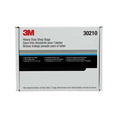 Marson by 3M Marson Kwikee 30210 Shop Bag, 3 x 4 ft 10 in, Black