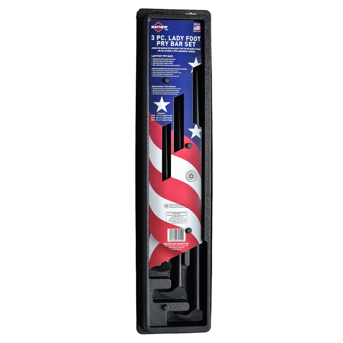 Mayhew Tools 3-PC LADY FOOT PRY BAR SET