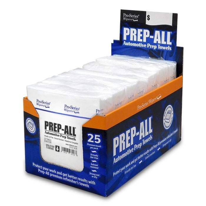 Mercantile Development, Inc. Prep-All 93128 Automotive Prep Towels Countertop Display Kit