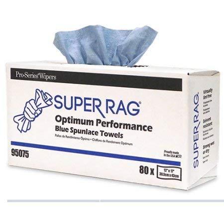 Mercantile Development, Inc. Pro-Series Super Rag 95075 Optimum Performance Supreme Towel, 80, 17 in