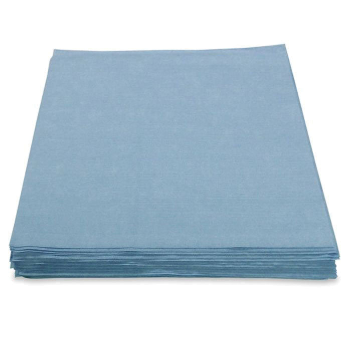 Mercantile Development, Inc. Super Rag 95012B Flat Prep Towel, 12 x 13 in, 1000, Creped Spunlace, Bl