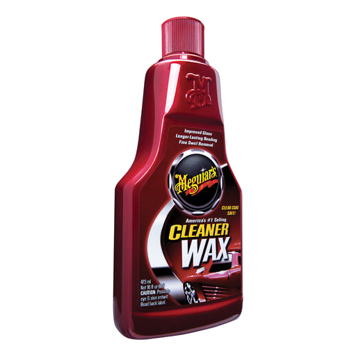 Meguiar's A1216 Cleaner Wax, 16 oz Bottle, High Gloss, Creamy Ivory, Liquid