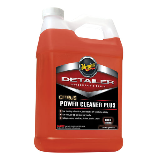 Meguiar's Detailer D10701 Citrus Power Cleaner Plus, 1 gal Can, Reddish Orange