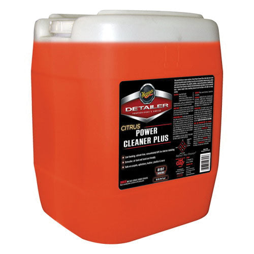 Meguiar's Detailer D10705 Citrus Power Cleaner Plus, 5 gal Can, Reddish Orange