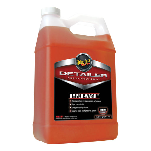 Meguiar's Detailer D11001 Hyper-Wash, 1 gal Can, Bright Orange, Liquid