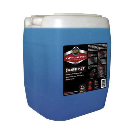 Meguiar's Detailer D11105 Shampoo Plus, 5 gal Can, Blue, Liquid