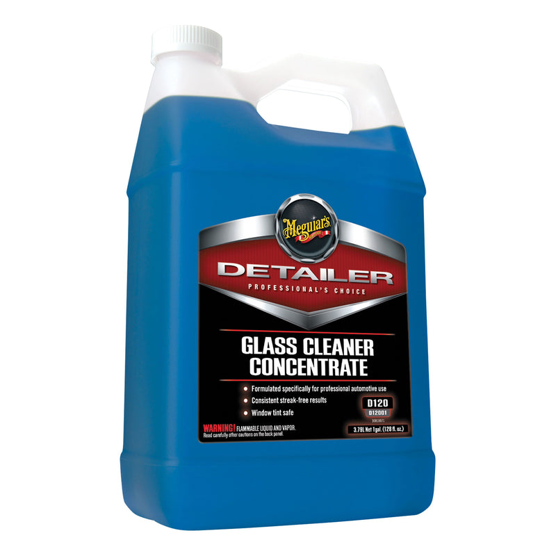 Detailer D12005 Glass Cleaner, 5 gal Can, Blue, Liquid, 10:1 Mixing