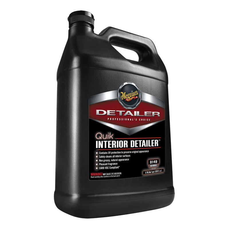 Quik Interior Detailer D14901 1 gal Can, Clear Liquid