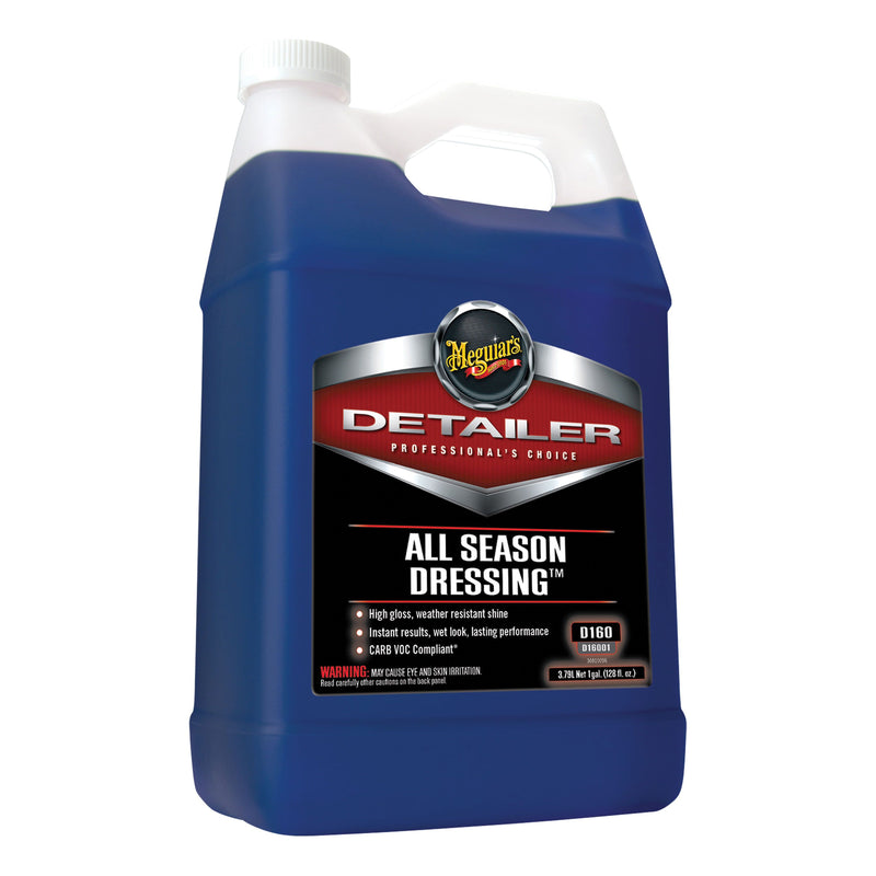 Detailer D16001 All Season Dressing, 1 gal Can, Blue