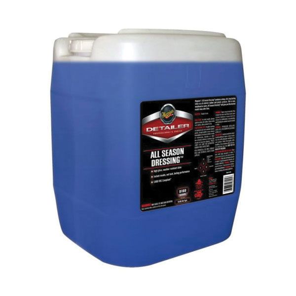 Meguiar's Detailer D16005 All Season Dressing, 5 gal Can, Blue