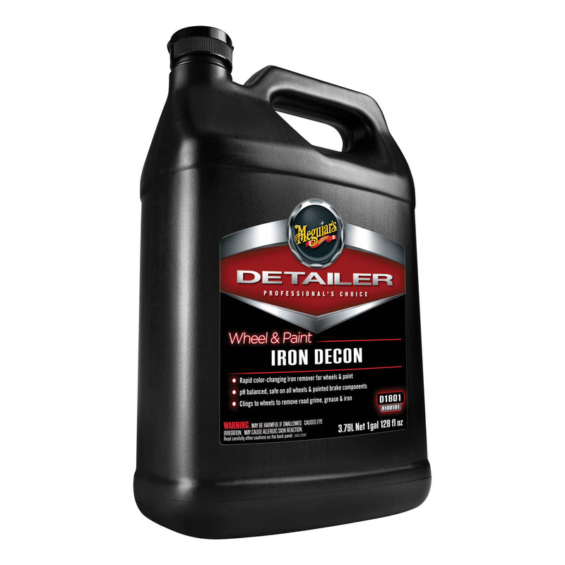Meguiar's Detailer D180101 Wheel and Paint Iron Decon, 1 gal Jug, Orange/Red, Liquid