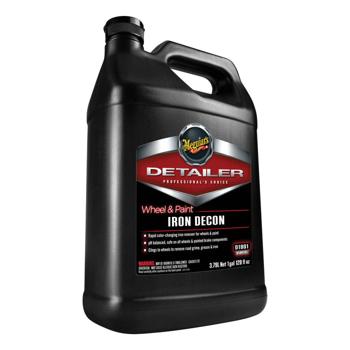 Meguiar's D180101 Wheel and Paint Iron Decon 1 gal Jug Orange/Red Liquid