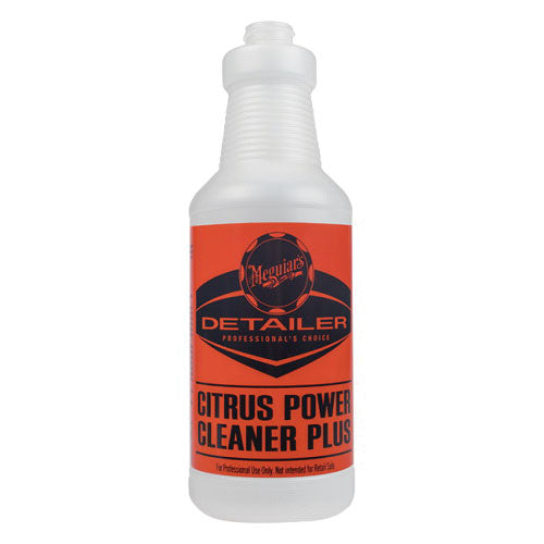 Meguiar's Detailer D20107 Pre-Labeled Bottle, 32 oz, Use With: Citrus Power Clean
