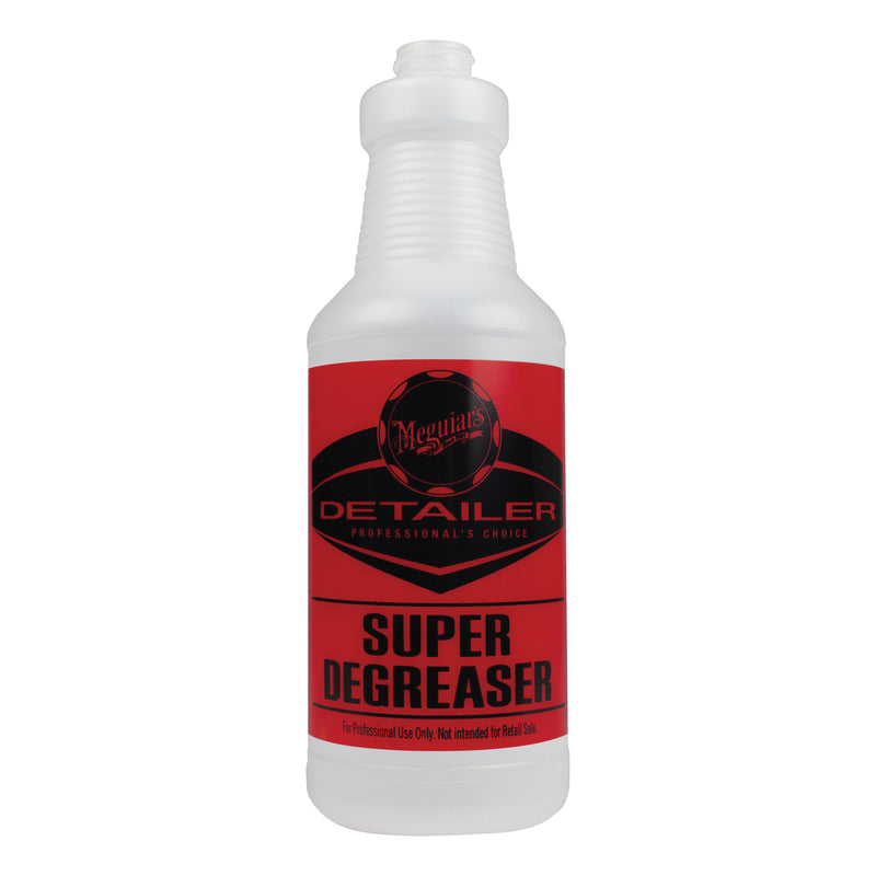 Meguiar's Detailer D20108 Pre-Labeled Bottle, 32 oz, Use With: D108 Detailer Super Degreaser