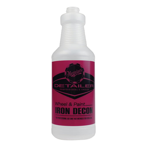 Meguiar's Detailer D201801 Pre-Labeled Bottle, 32 oz, Use With: D1801 Wheel and Paint Iron Decon