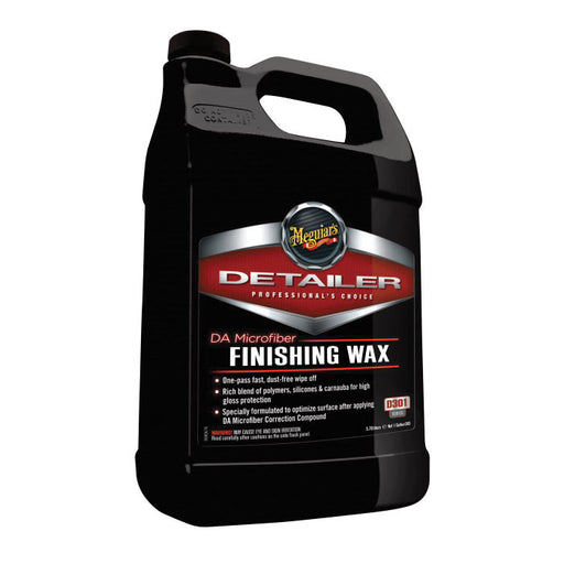 Meguiar's Detailer D30101 Finishing Wax, 1 gal Can, High Gloss, Blue/Gray, Liquid