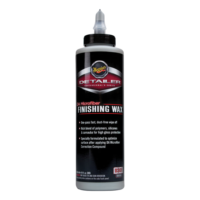 Meguiar's Detailer D30116 Finishing Wax, 16 oz Bottle, High Gloss, Blue/Gray, Liquid