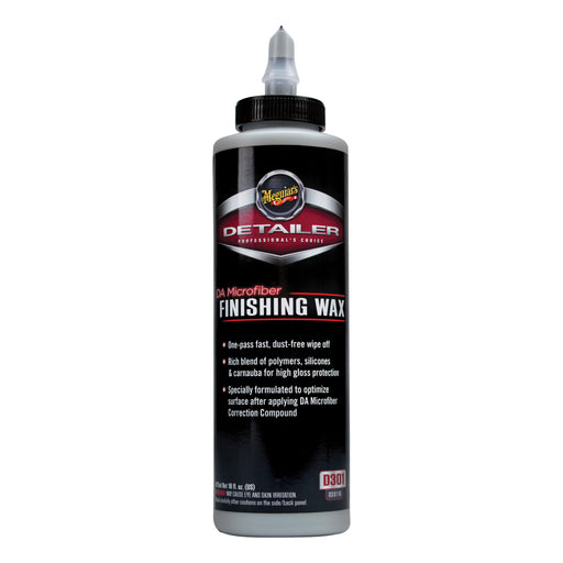 Meguiar's Detailer D30116 Finishing Wax, 16 oz Bottle, High Gloss, Blue/Gray, Liquid