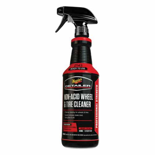 Meguiar's Detailer DRTU14332 Non-Acid Wheel and Tire Cleaner, 32 oz — Dark Red