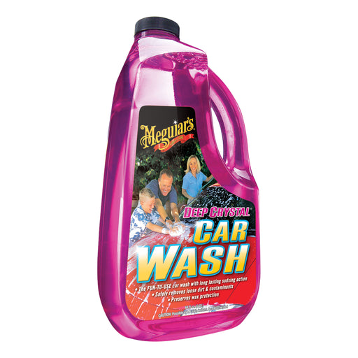 Meguiar's Deep Crystal G10464 Car Wash, 64 oz Can, Clear, Liquid