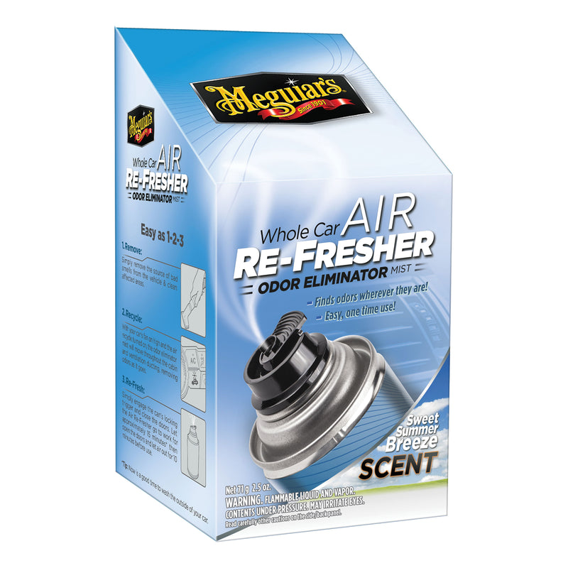 G16602 Whole Car Air Re-Fresher 2.5 oz Clear Aerosol Can