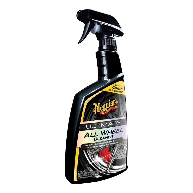 Meguiar's Ultimate G180124 All Wheel Cleaner, 24 oz Aerosol Can, Transparent, Liquid