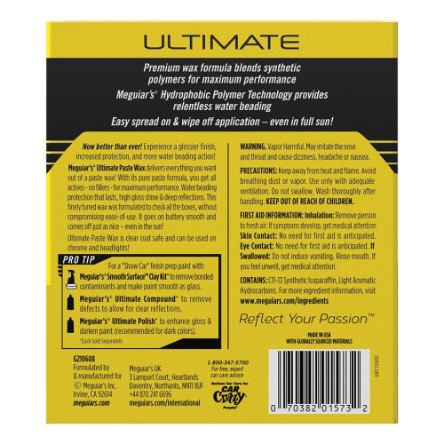 Meguiar's G210608 Ultimate Wax, 8 oz, Paste — view 2