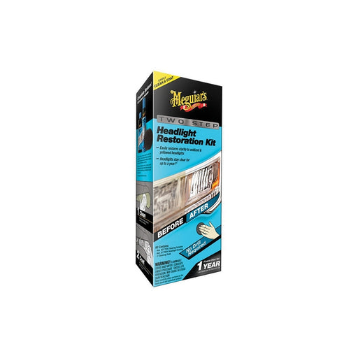 Meguiar's G2970 Two-Step Headlight Restoration Kit, 28.8% VOC Content, Lime, Lemon Odor/Scent
