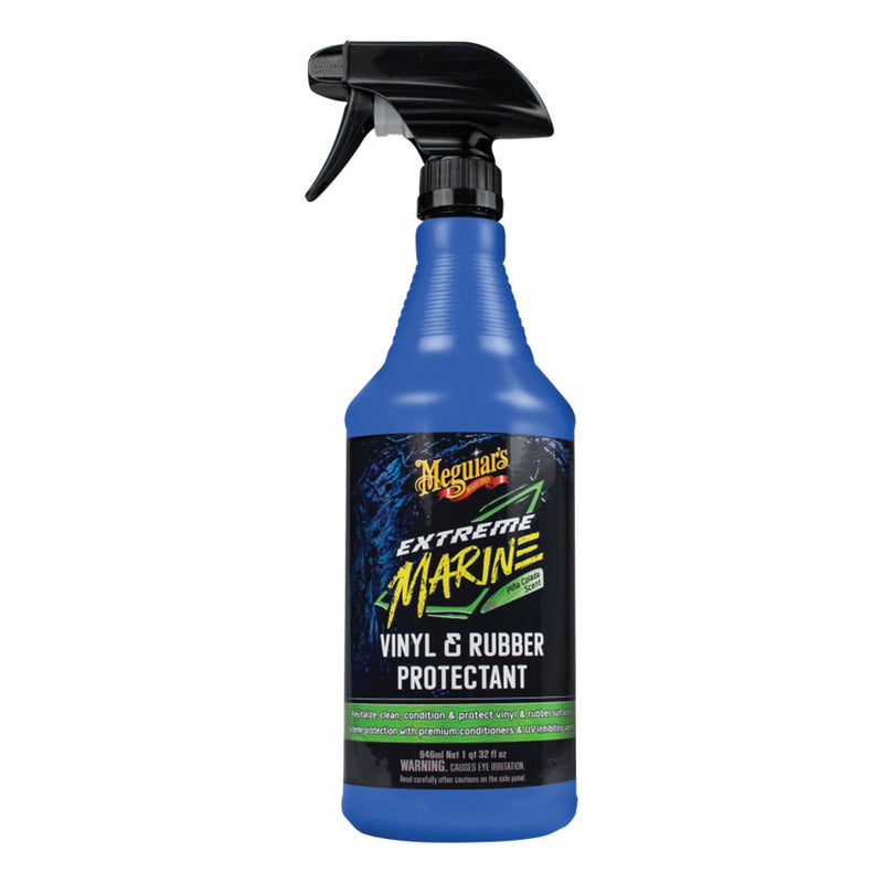 Meguiar's M180132 Extreme Marine Vinyl and Rubber Protectant Spray, 32 oz, Liquid, Milky White