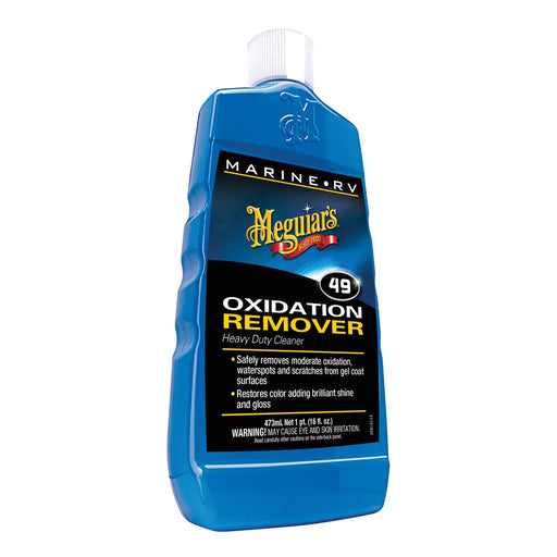 Meguiar's M4916 Heavy Duty Marine/RV Oxidation Remover, 16 oz Bottle, White, 348 g/L VOC