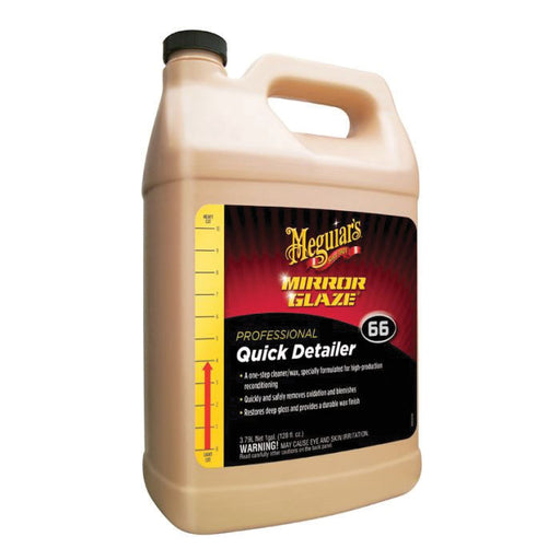 Meguiar's Mirror Glaze M6601 Quik Detailer, 1 gal, Liquid, Blue, Wax