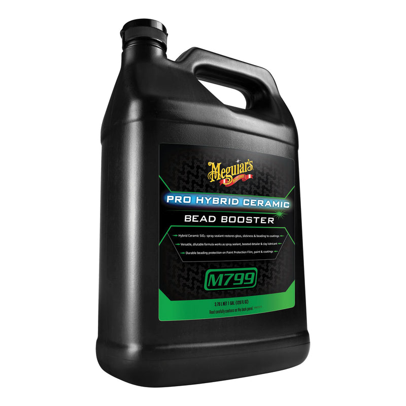 Meguiar's M79901 Pro Ceramic Bead Booster, 1 gal Can, Gloss, Milky White, Liquid