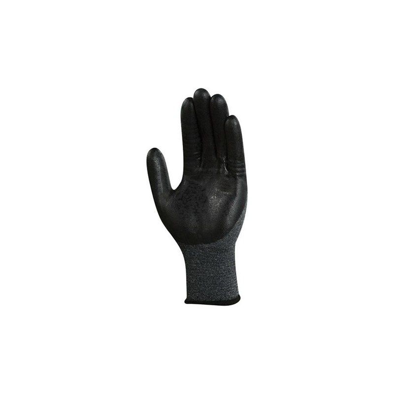 ActivArmr 97-007M Light-Duty Coated Gloves Medium Foam Nitrile Black/Gray/Orange, Pack of